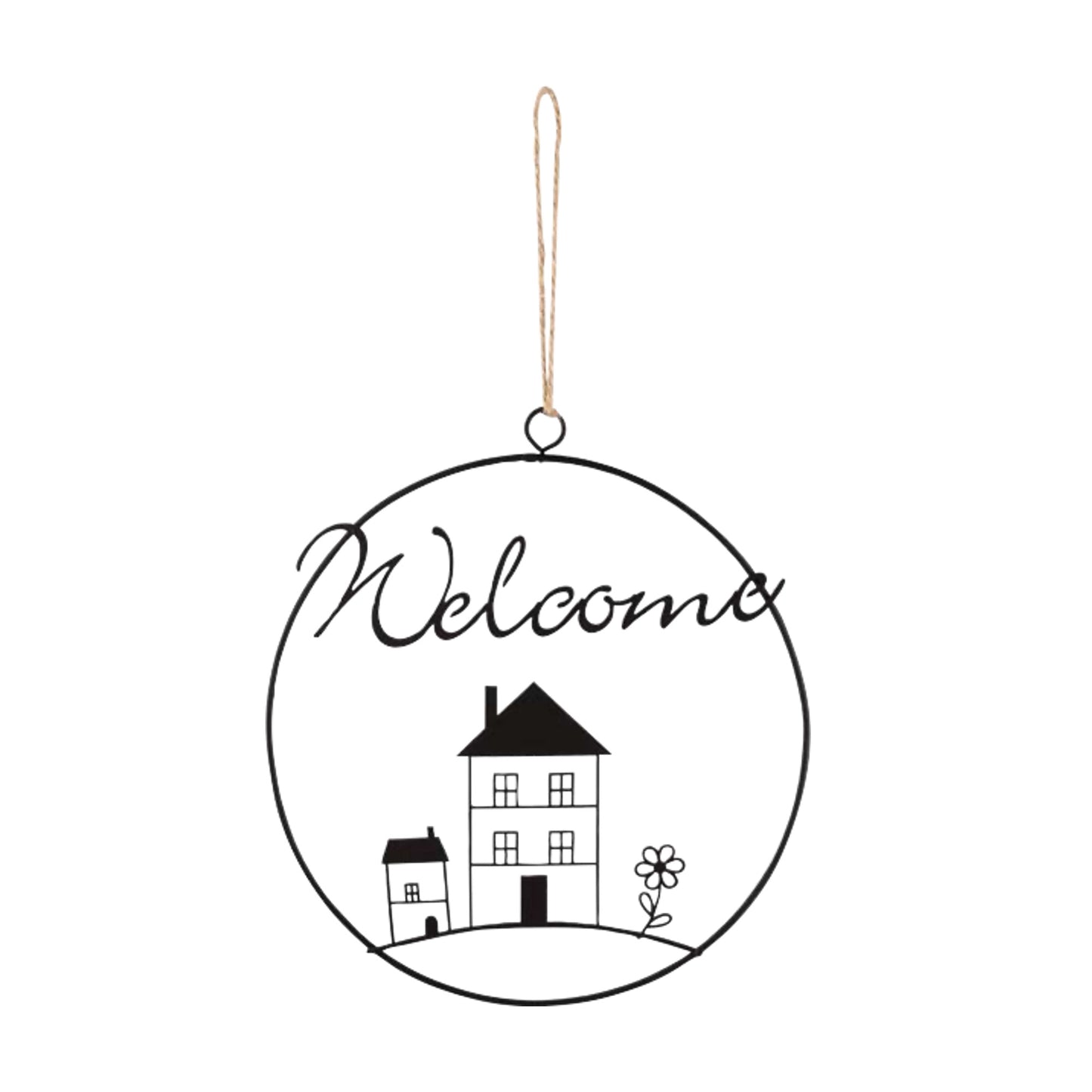 Decorazione da appendere con casetta