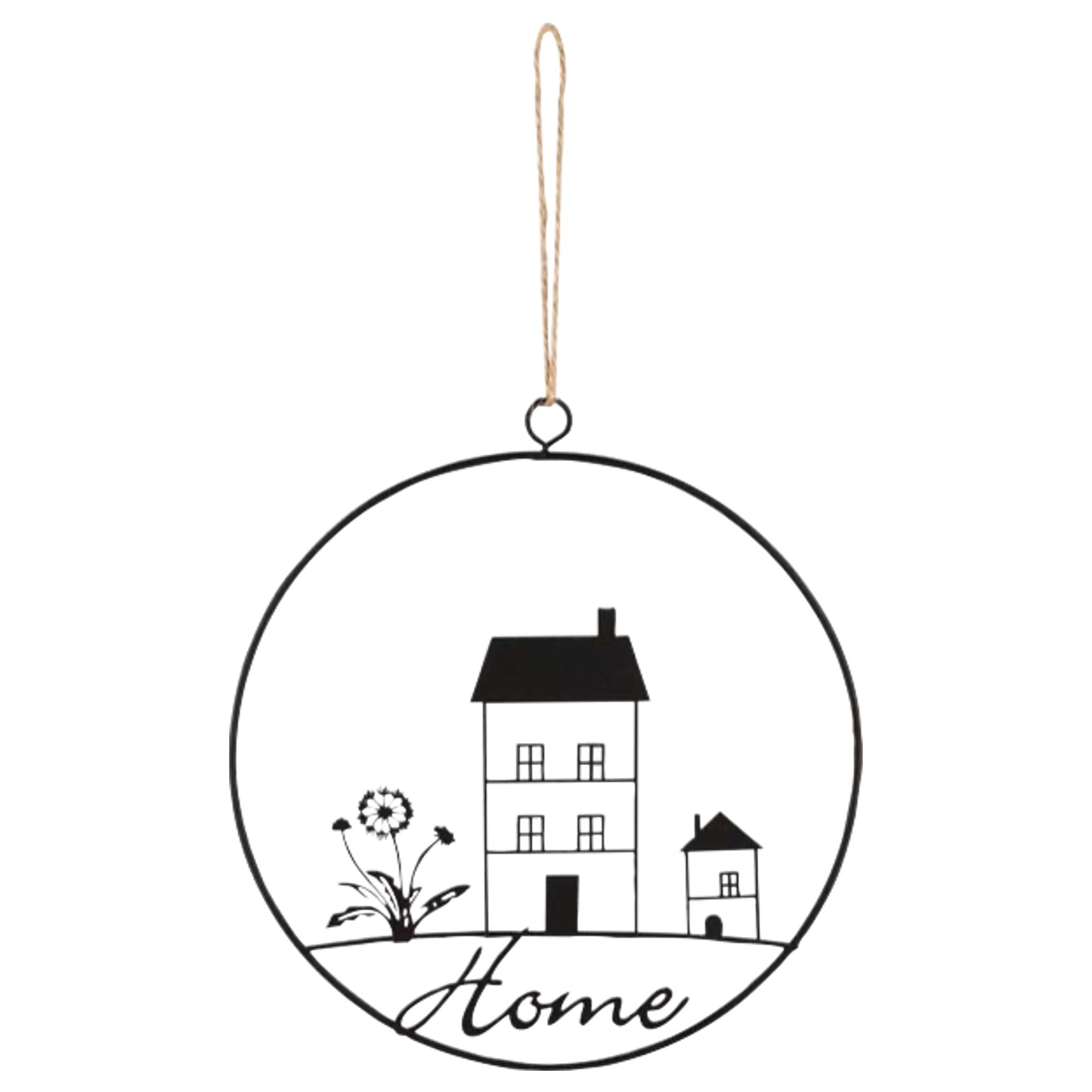 Decorazione da appendere con casetta