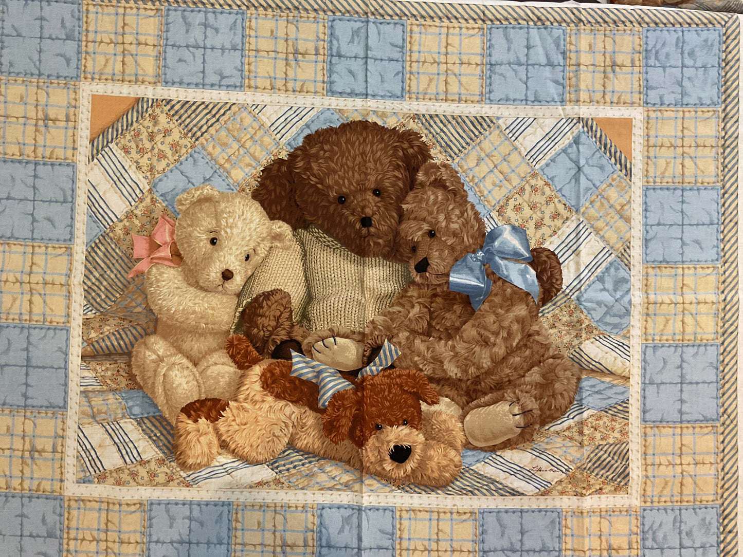 Teddy - Pannello in cotone per bambini