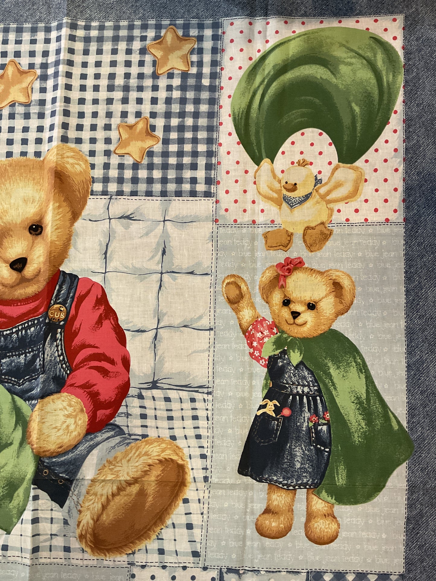 Orsi - Pannello in cotone per bambini