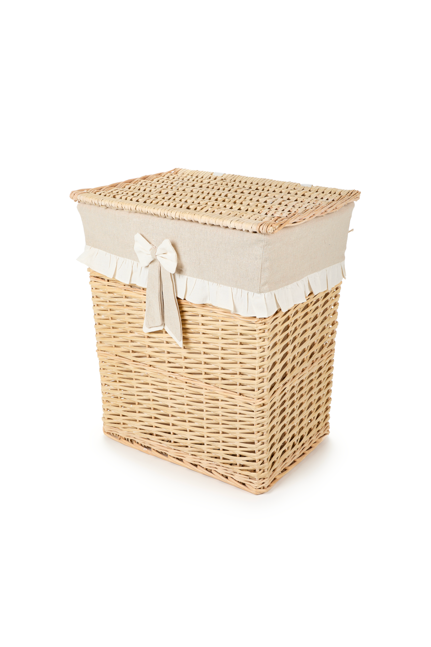 Bathroom - Cesta portabiancheria con coperchio