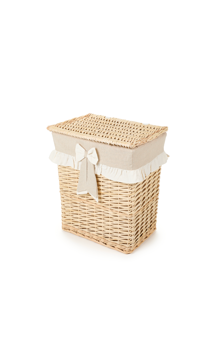 Bathroom - Cesta portabiancheria con coperchio