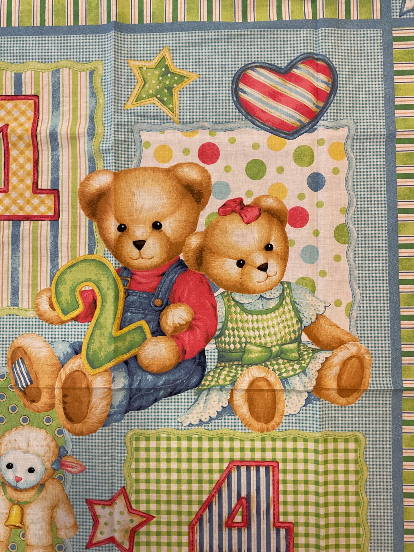 1234 - Pannello in cotone per bambini