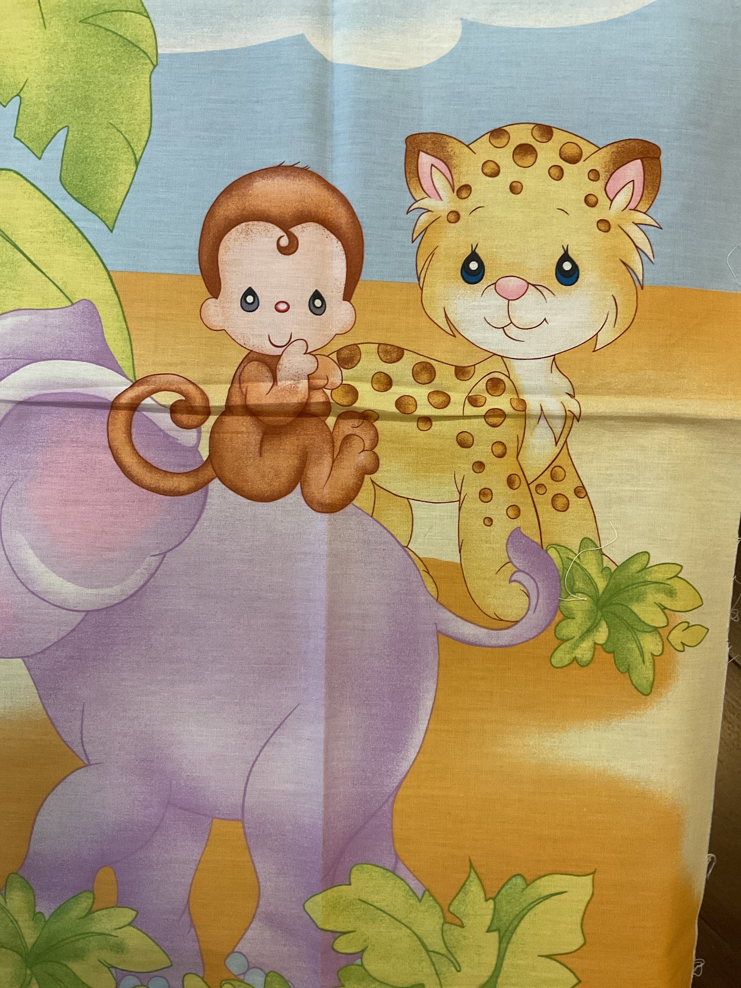 Animali - Pannello in cotone per bambini