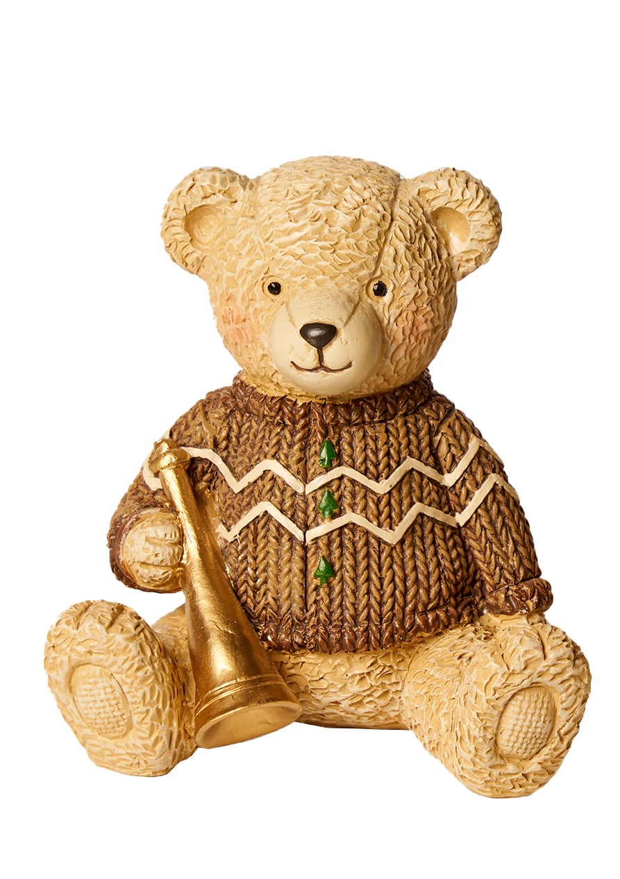 Orsetto con maglione beige