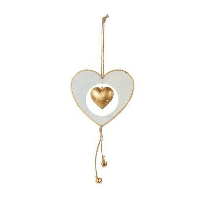 Darling - Decorazione cuore/stella metallo