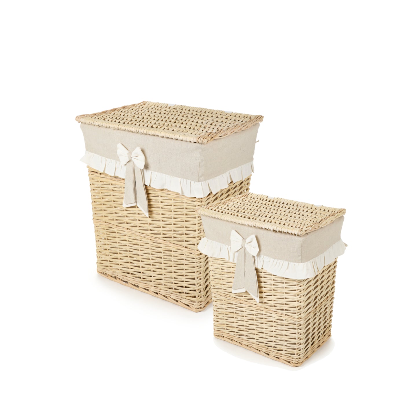 Bathroom - Cesta portabiancheria con coperchio