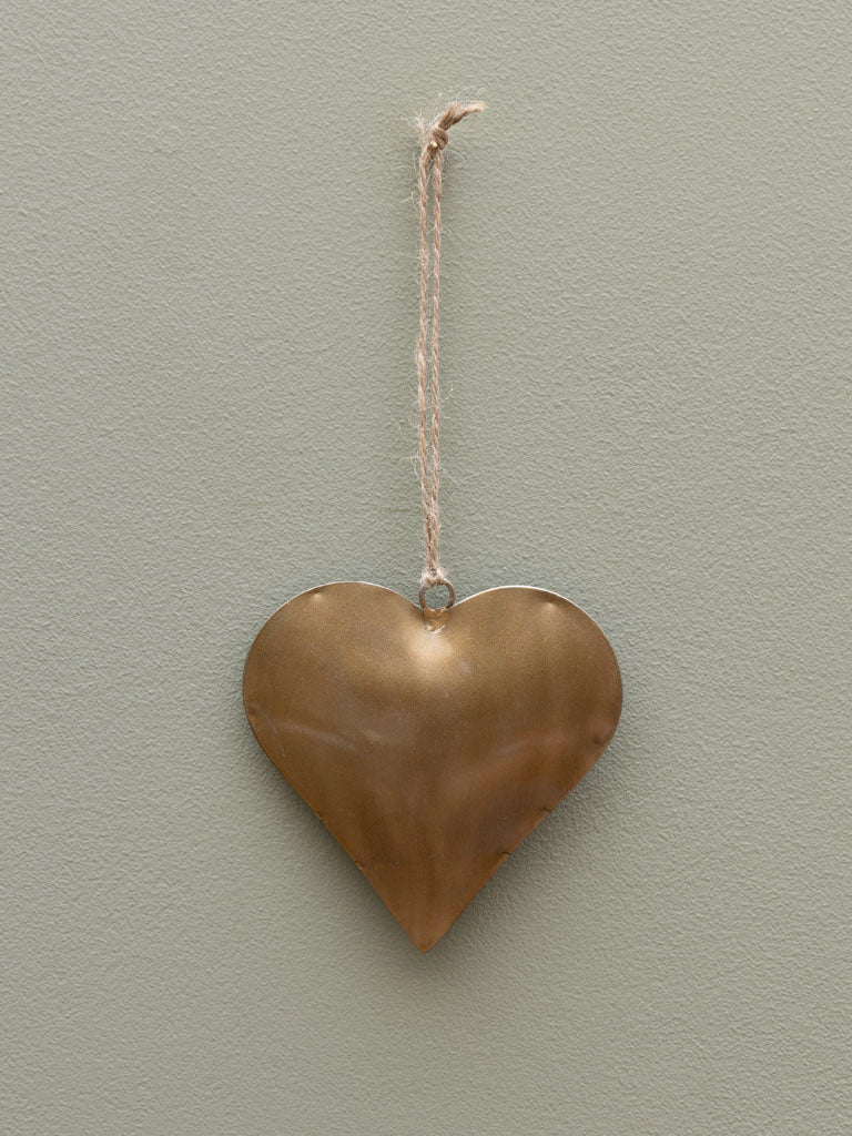 Pendente a cuore in ottone