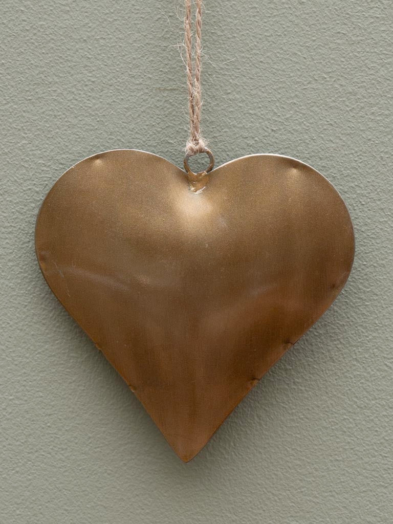 Pendente a cuore in ottone