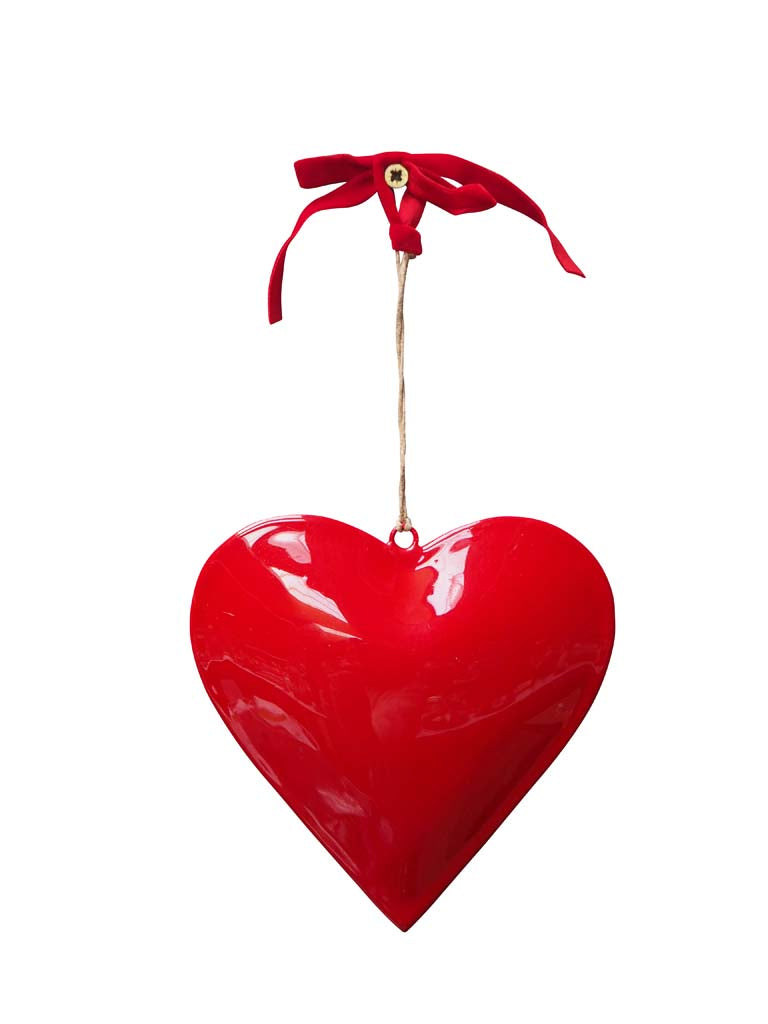 Pendente a cuore smaltato