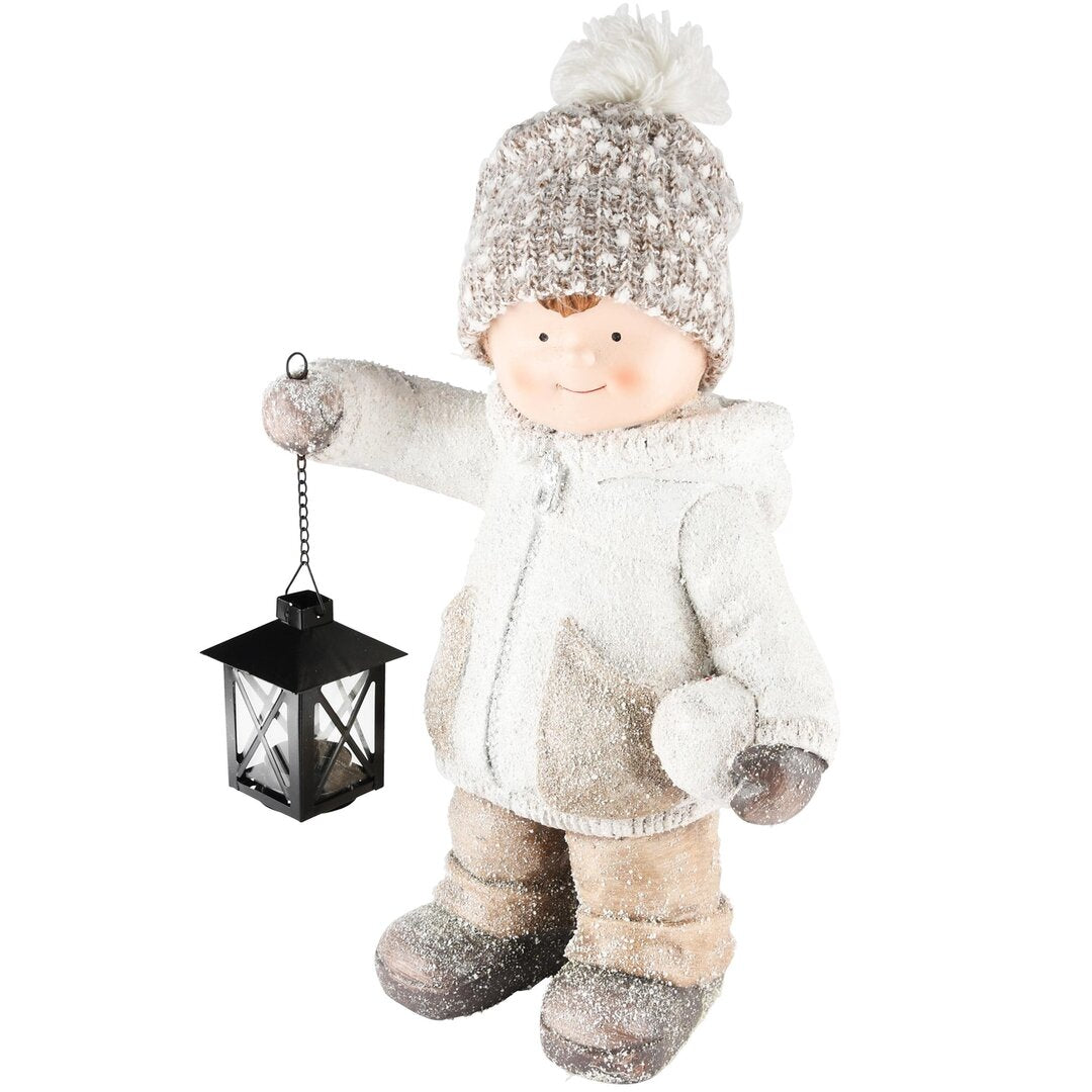 Bambino con lanterna