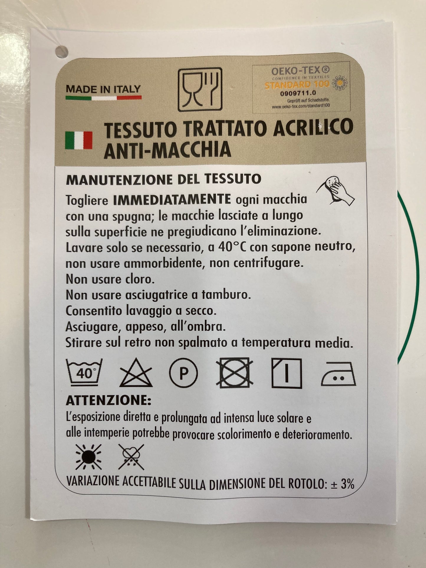Antimacchia con fiori e pappagalli - Tessuto d'arredamento