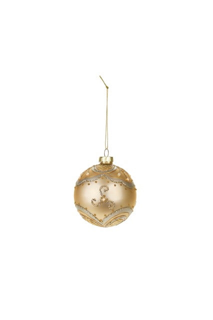 Pallina di Natale champagne