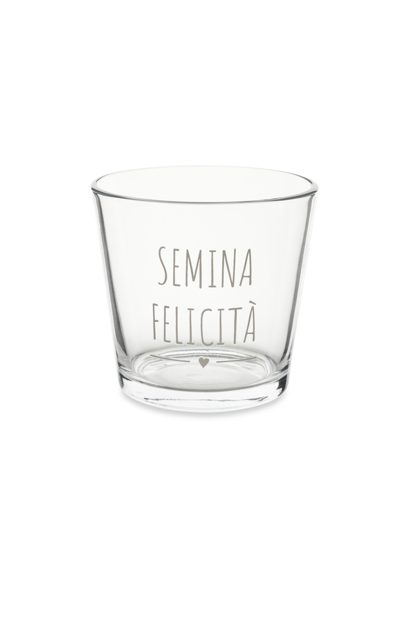 My Home - Vaso con scritta