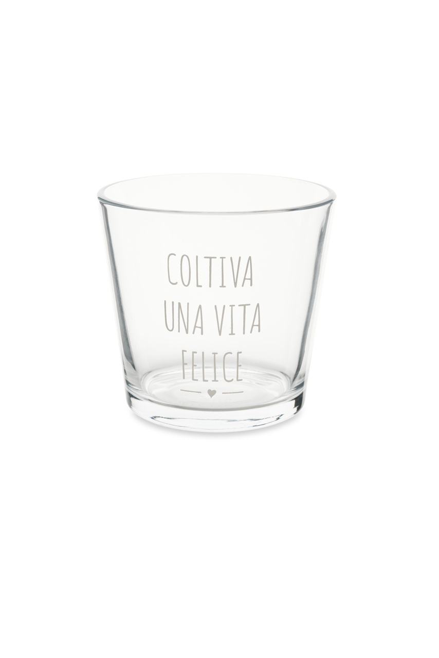 My Home - Vaso con scritta