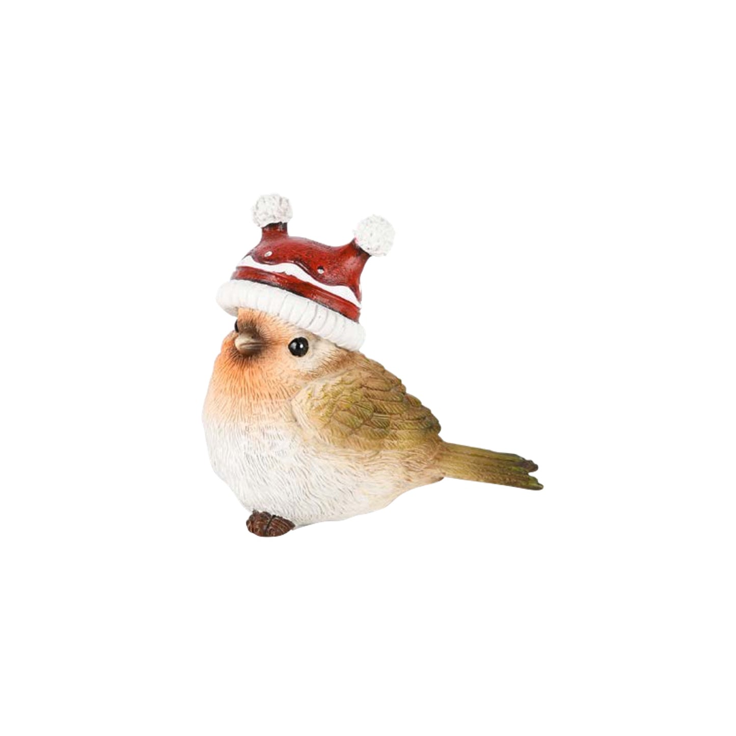 Uccellino con cappello con pompon