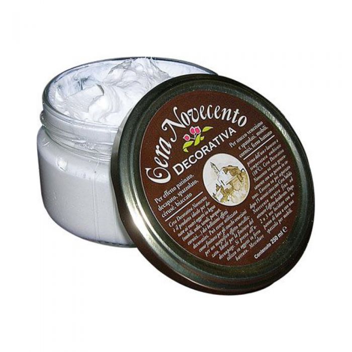 Novecento Paint - Cera decorativa bianca 200 ml