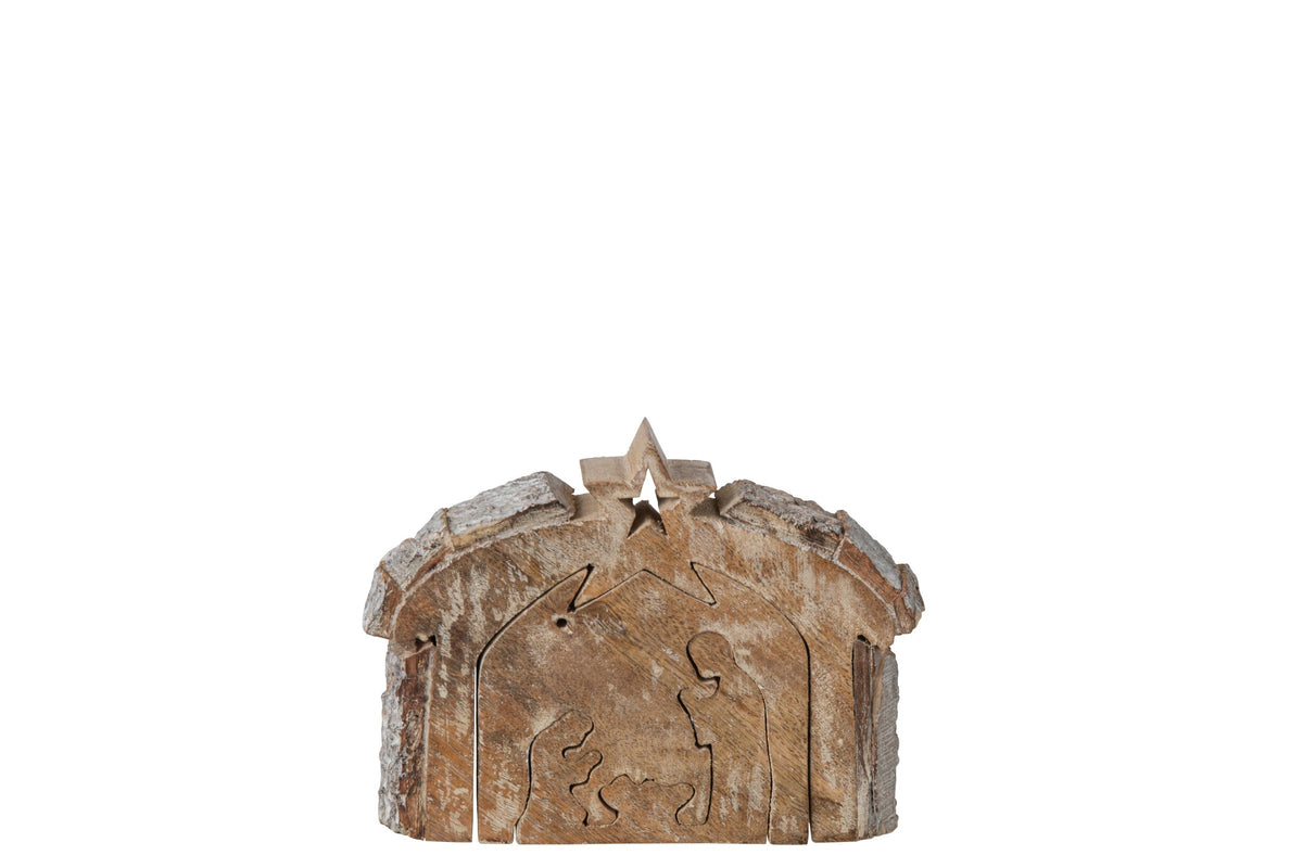 Presepe legno di mango
