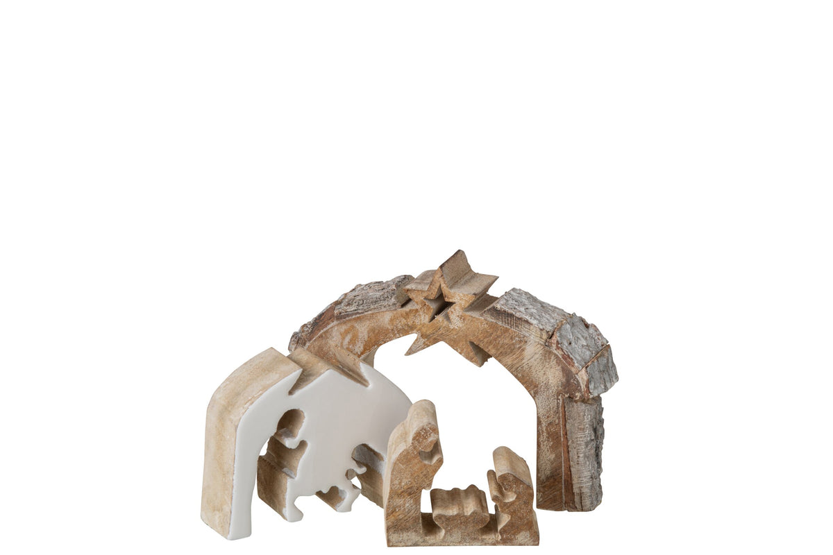 Presepe legno di mango
