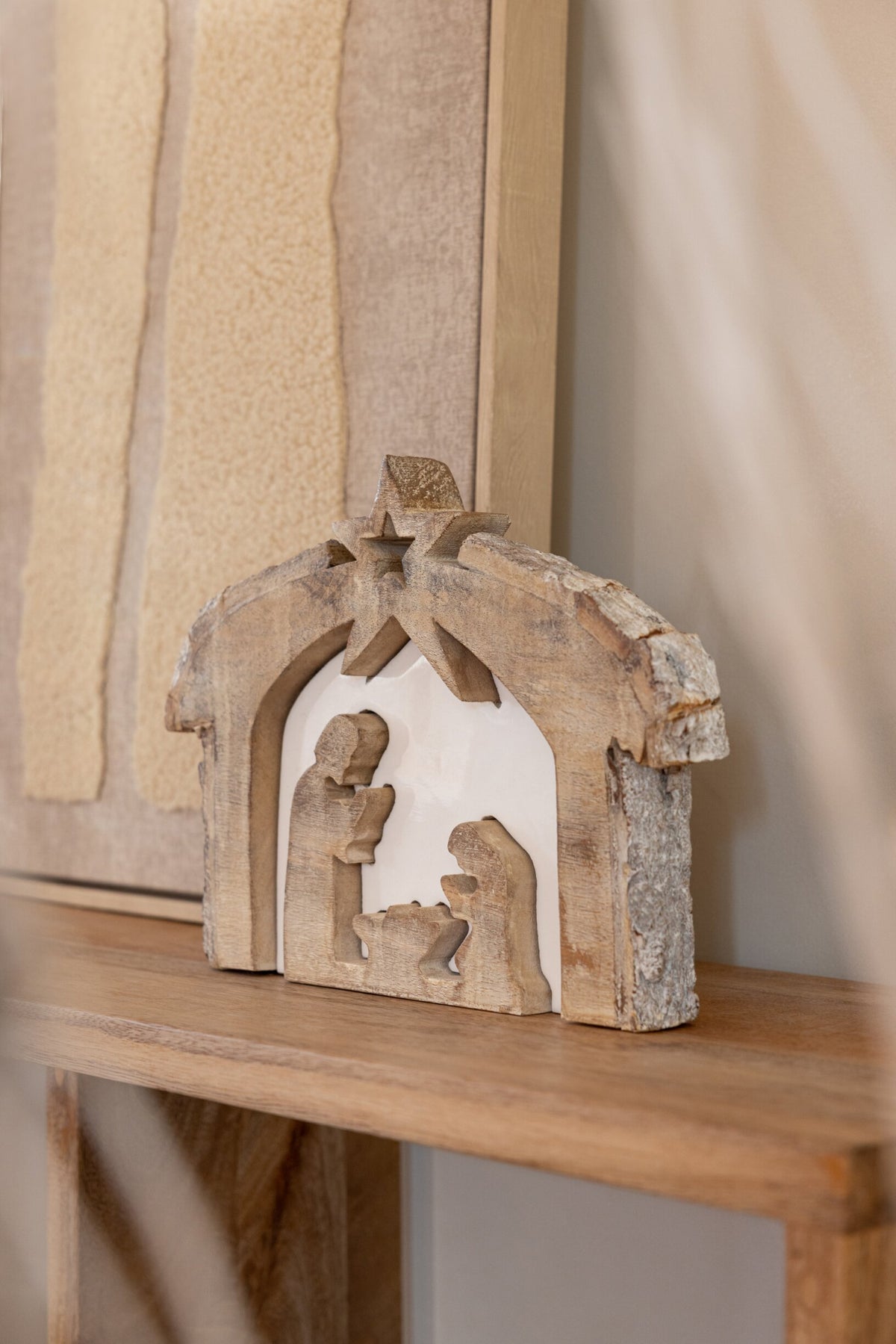 Presepe legno di mango