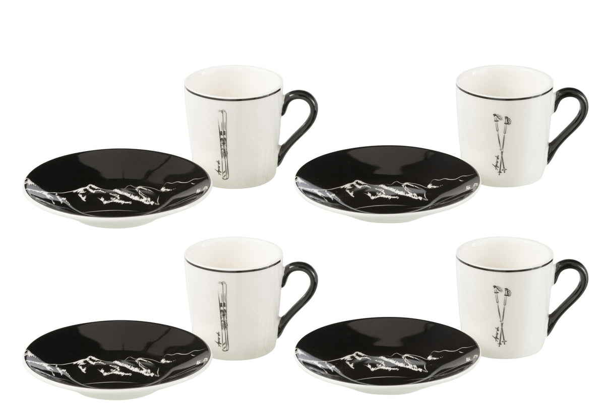 Set 4 tazzine sci