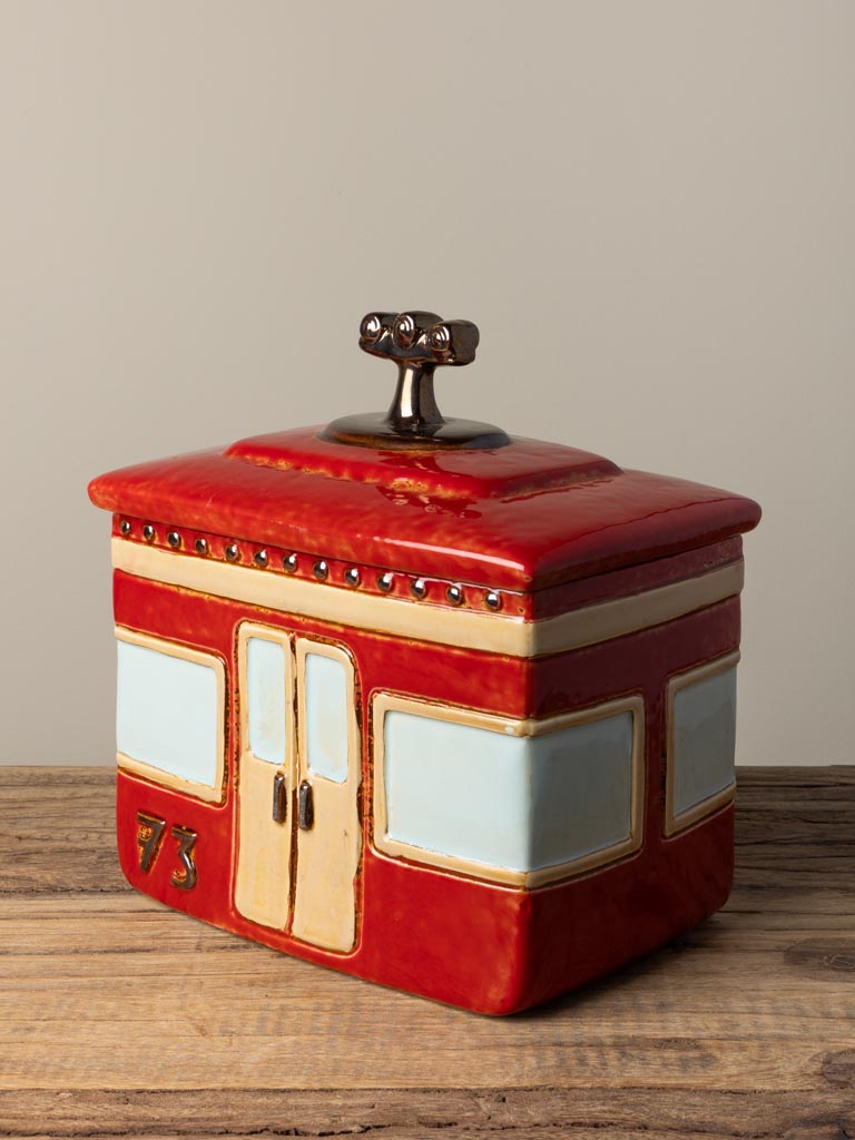 Scatola cabinovia rossa