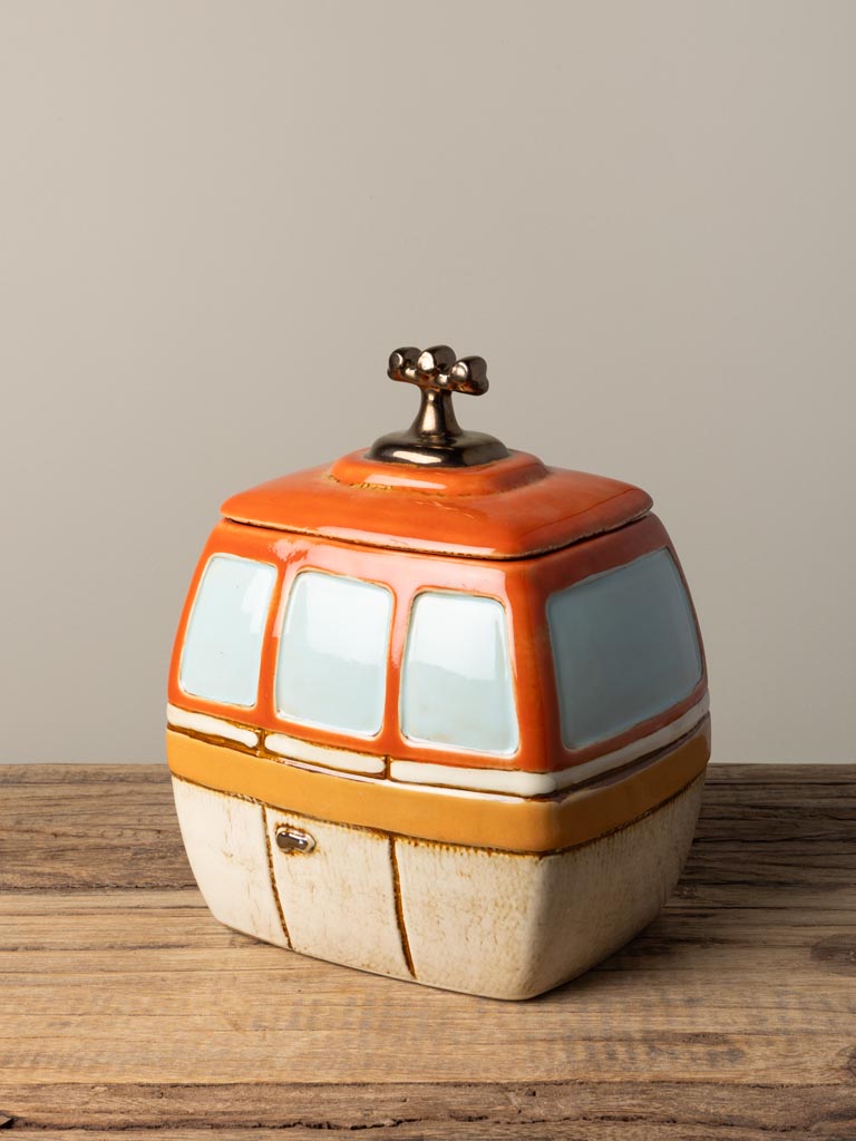 Scatola cabinovia arancione