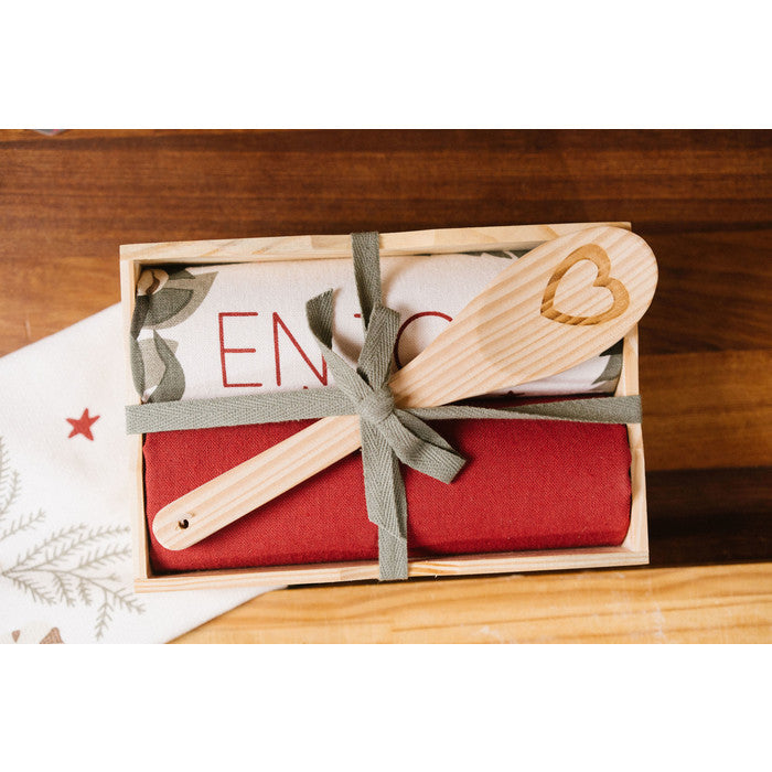 Christmas is Coming - Set canovacci e mestolo