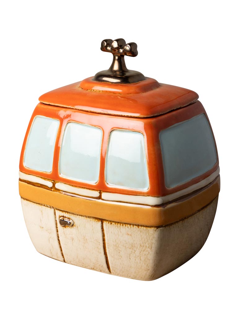 Scatola cabinovia arancione
