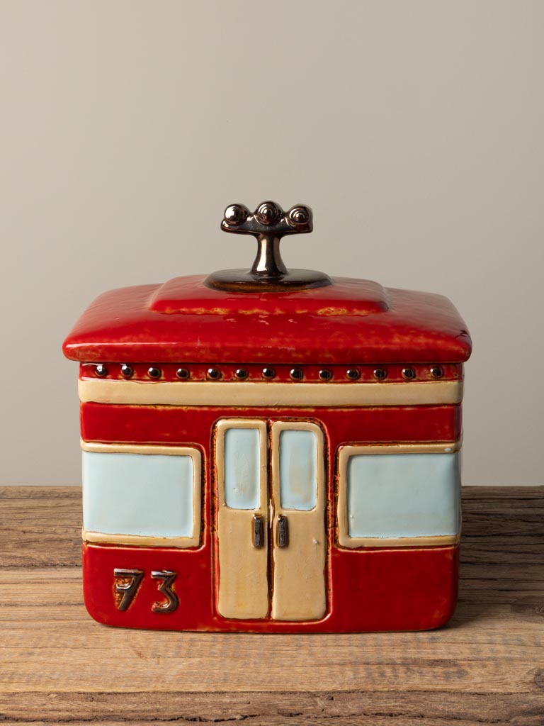 Scatola cabinovia rossa