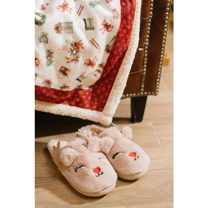 Storia di Natale - Ciabatte renna