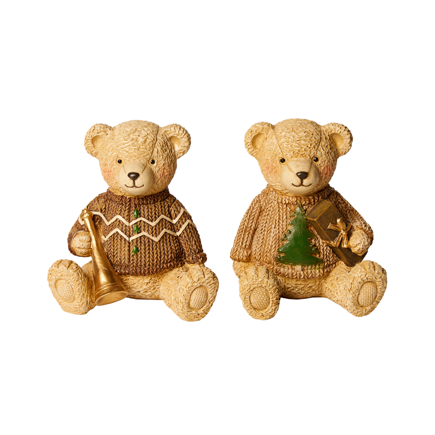 Orsetto con maglione beige