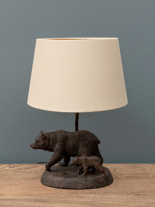 Lampada da tavolo con orso