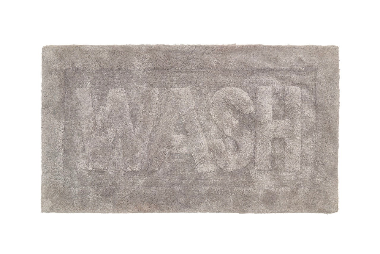 Bathroom - Tappeto con scritta