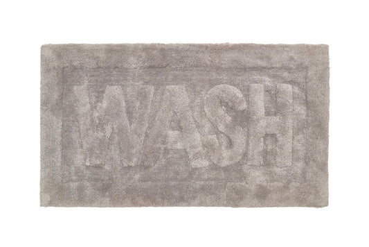 Bathroom - Tappeto con scritta