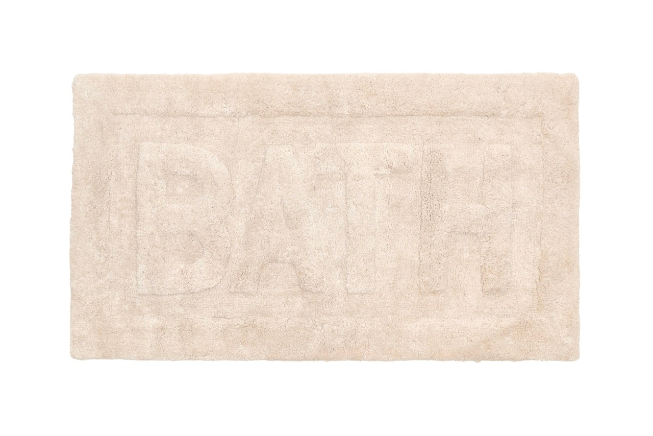 Bathroom - Tappeto con scritta