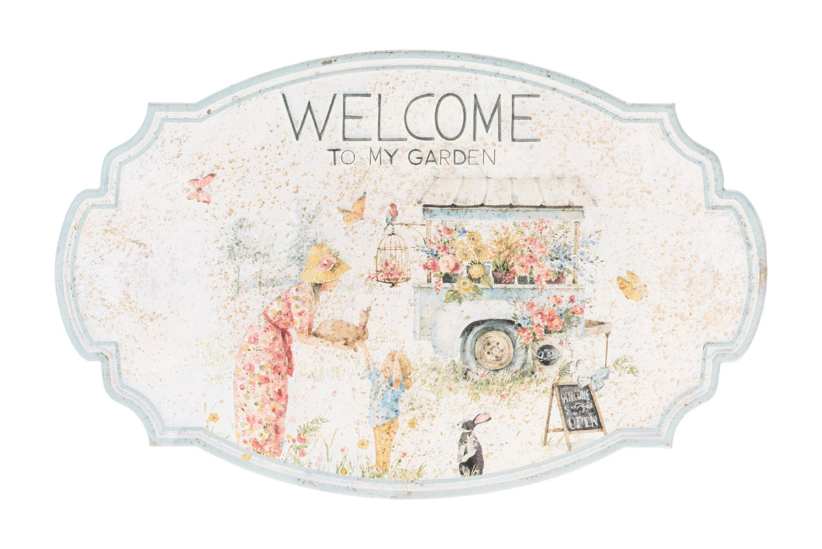 Fiorirà - Targhetta Welcome