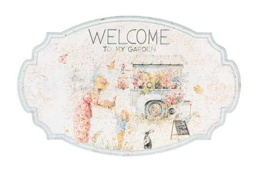 Fiorirà - Targhetta Welcome