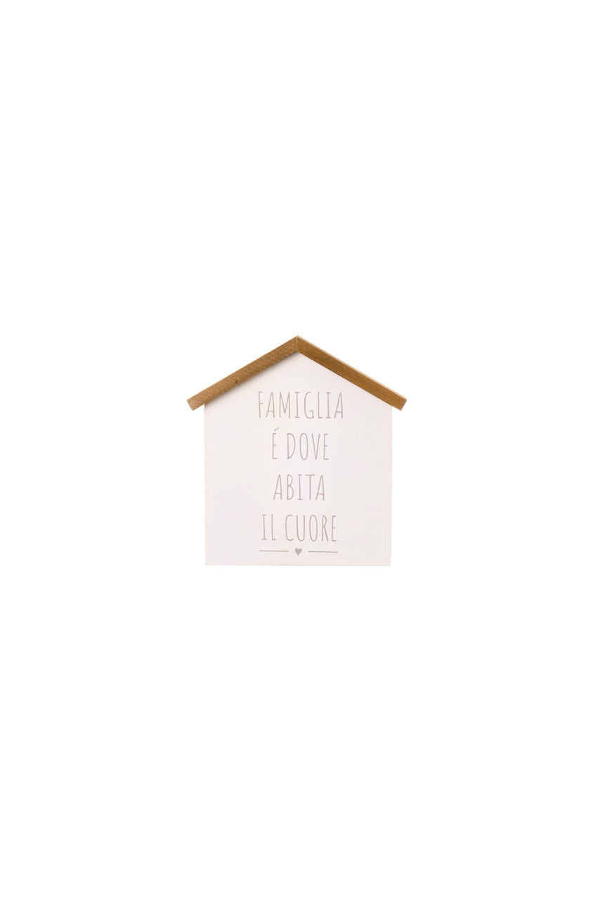 My Home - Targhetta con scritta
