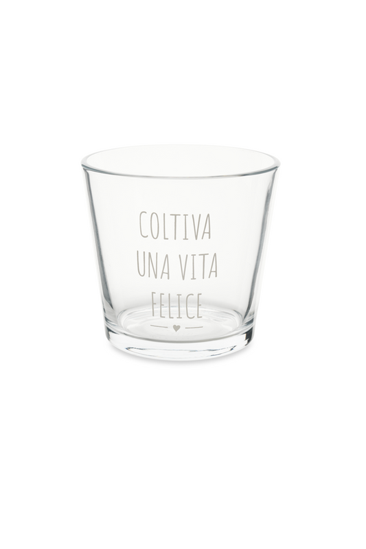 My Home - Vaso con scritta