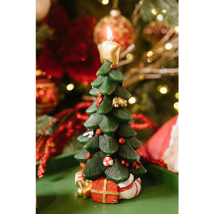 La giostra di Amelie - Candela albero con pacchi