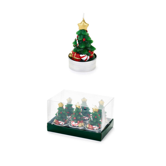 Storia di Natale - Set candele albero