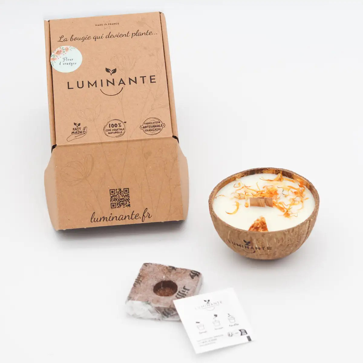 Luminante - Candela profumata fiori d'arancio