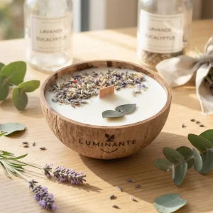 Luminante - Candela profumata lavanda e eucalipto
